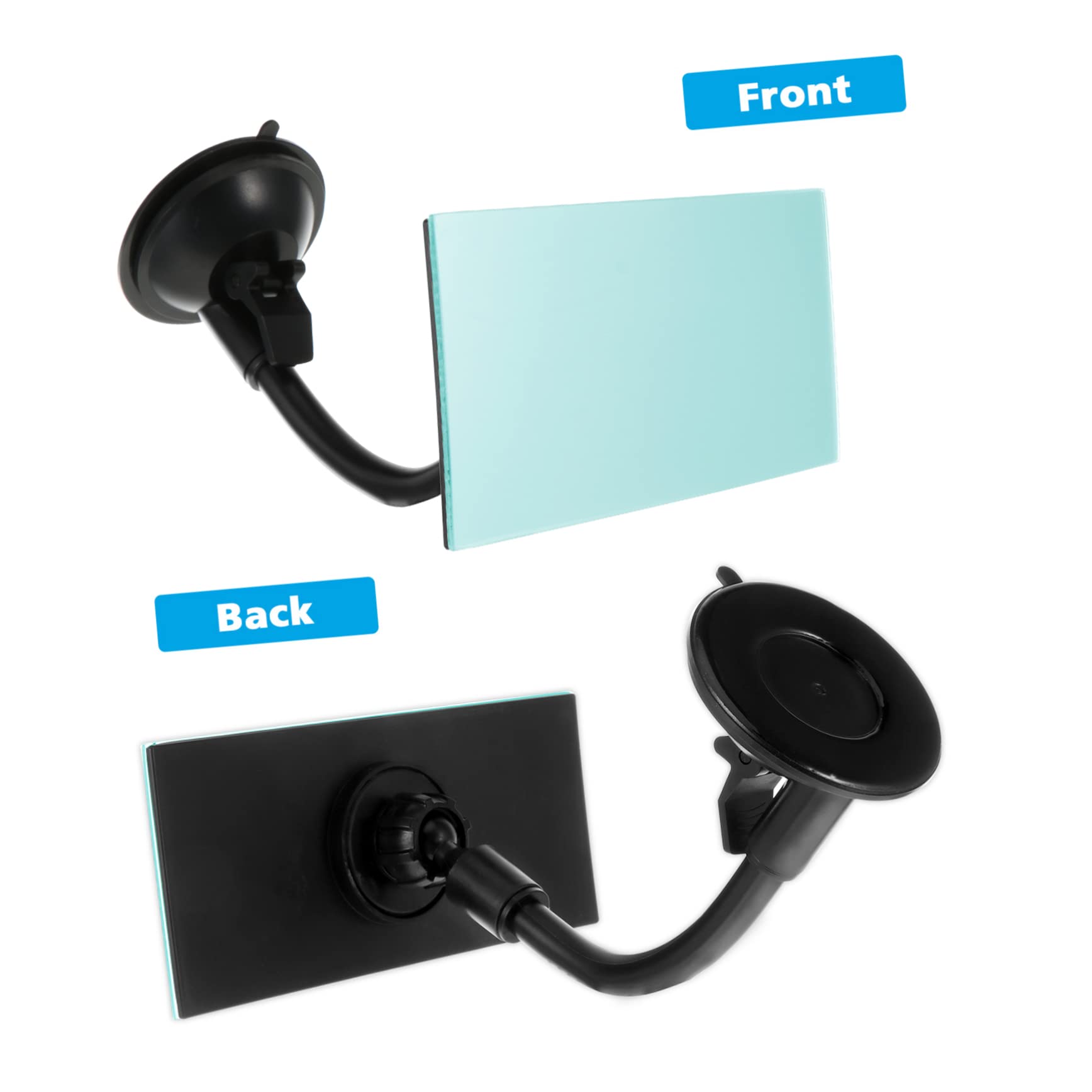 Yardwe 3 Pièces Miroir de Sécurité Garçon Fille pour Voiture Rétroviseur Intérieur Ajustable Angle Mort Accessoire Pratique et Durable pour Voitures et Familles