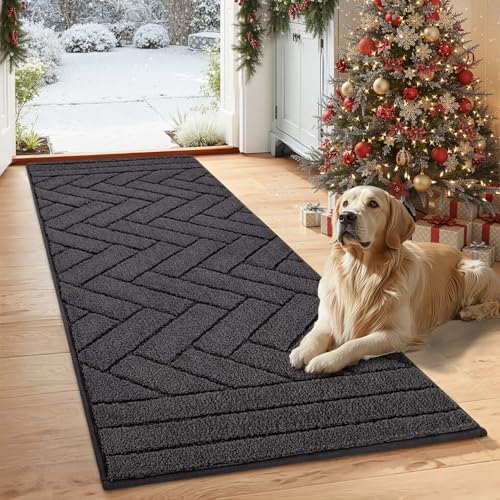 Tindbea Dog Mat for Muddy Paws