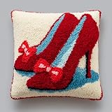 WallustrioaW Kit De Coussin Avec Crochet À Loquet,Talons Hauts Pour Fille Au Point Noué - ...