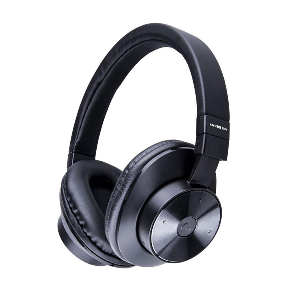 Gembird MAXXTER ACT-BTHS-03 Bluetooth Stereo Over-Ear Headphones, black color.