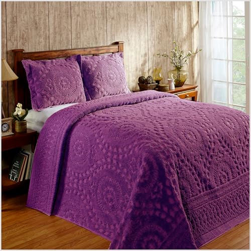 Colcha Better Trends Rio Collection de algodon texturizado de alta gama 2