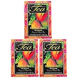 Hawaiian Islands Tea Company Mango Maui Black Tea, All Natural - 60 Teabags (3 Boxes)