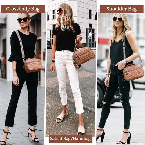 Crossbody Bags for Women Vegan Leather Shoulder Handbags Small Cross Body Purses for Women Trendy with Wide Strap2