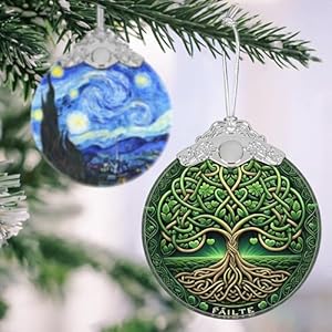 Tree of Life Stained Glass Hanging Ornament - Christmas Tree Decoration, Holiday Ornament, Gift Idea Tree of Life Stained Glass Hanging Ornament Christmas Tree Decoration Holiday Ornament Gift Idea