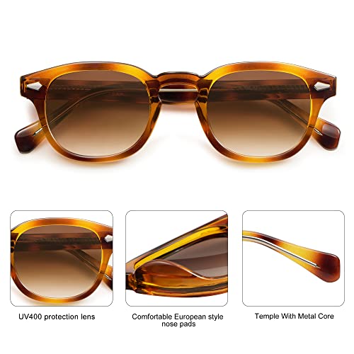 Image of SOJOS Retro Small Round Sunglasses for Men Women Trendy Circle Style UV400 Lenses Unisex Sun Glasses SJ2251