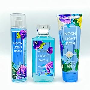 Bath & Body Works Moonlight Path Body Set – Shower Gel 10 Fl Oz, Fine Fragrance Mist 8 Fl Oz & Body Cream 8 Fl Oz