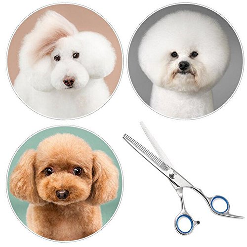 Professional Pet Grooming Scissor, Dog Grooming Scissors, Pet Thinning Scissors Cutter For Dogs Cats-Stainless Steel Pet Dog Grooming Shears Professional Grooming Tool With Toothed Blade #TOP4