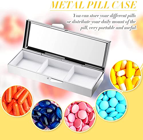 Aaron Melvin Floral Mandala Art Pattern 3-Compartment Decorative Pocket Gift Box Case Organizer For Pill Box #TOP5