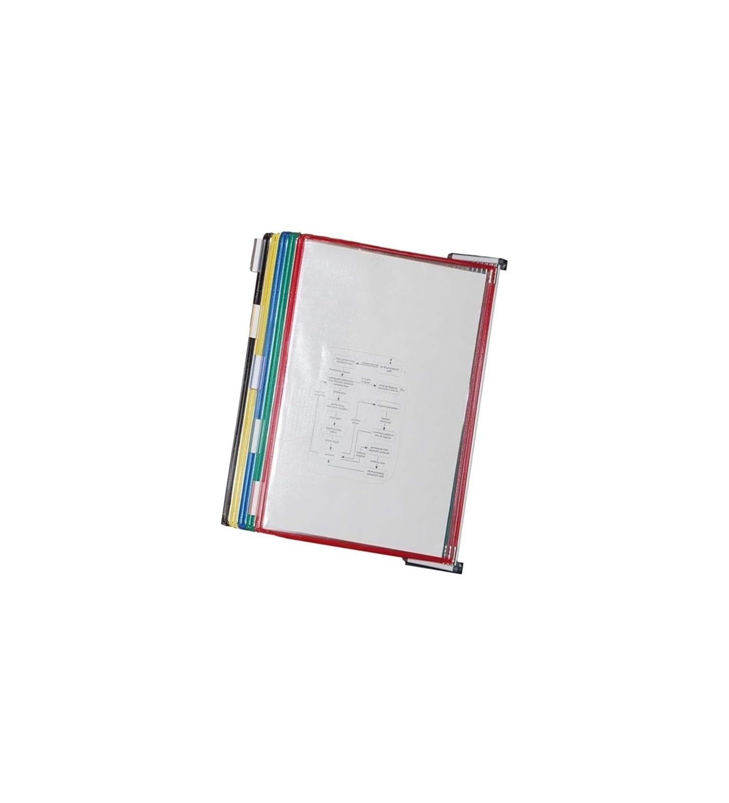 10 Kieszeni Wyświetlacz Menu Ścienny Metal PVC