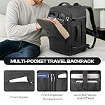 Carry on Backpack, Extra Large 40L-50L Travel Backpack TSA Approved, Expandable Laptop Bagpack, Water Resistant Bag Compatible with 17.3 inch Laptops, Black - Image 4