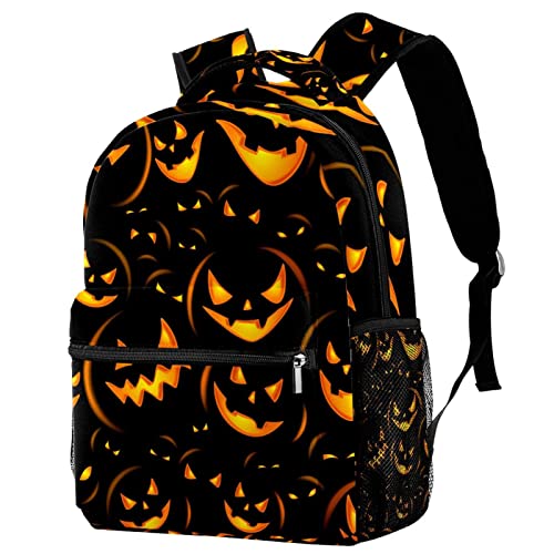 Sac à dos de voyage enfant avec porte-gourde, cartable orange fille et garçon