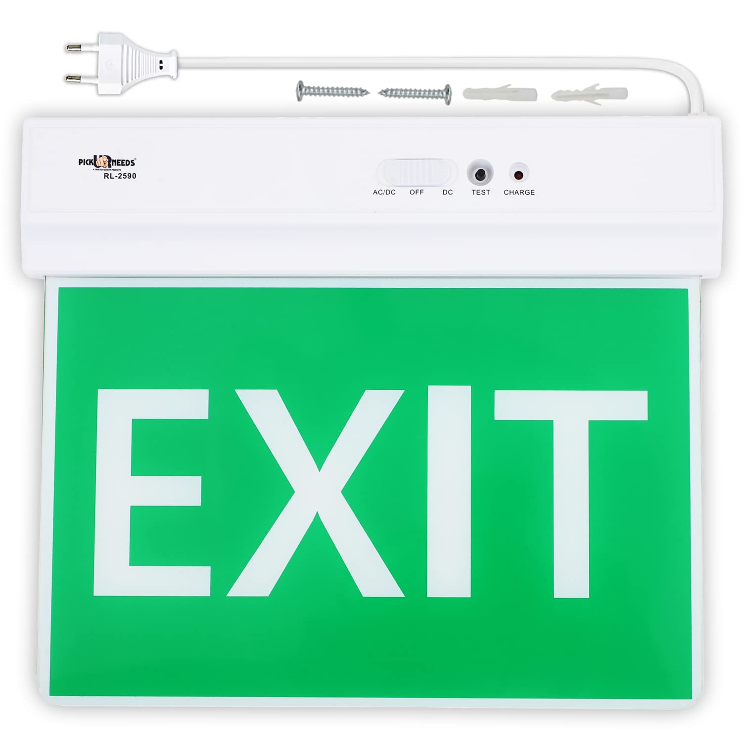 Pick Ur Needs® Rechargeable Ceiling Mount Emergency LED Exit Indicate Light Sign With Lithium Battery (B09ZQV5VPS) Amazon Price History, Amazon Price Tracker