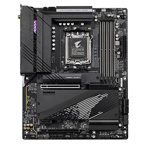 GIGABYTE B650 AORUS PRO AX Carte mère Compatible avec les processeurs AMD Ryzen 9000 VRM numérique 16+2+1 phases jusqu'à 8000 MHz DDR5 OC 1xPCIe 5.0 + 2xPCIe 4.0 .2 Wi Fi 6E LAN 2.5GbE USB 3.2 Gen 2x2 Neuf - vue 6