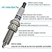 Autowxjq Iridium Spark Plug 6pcs Replace LKR7DIX-11S 93175