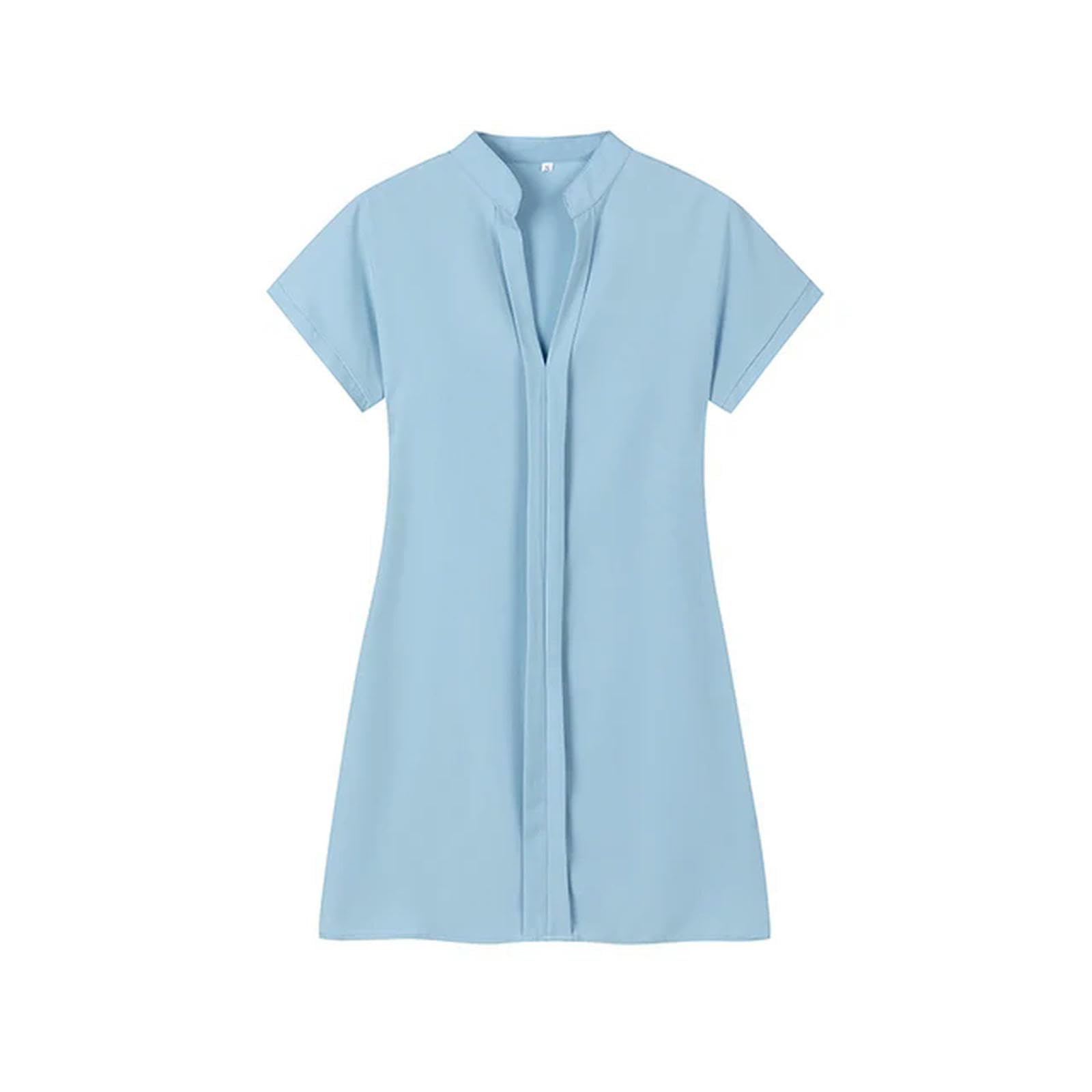 Robe d'été pour femmes bleu ciel idéale pour vos balades ensoleillées et terrasses