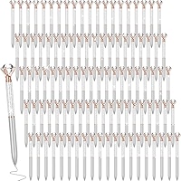 pen pen♡シャネルリボン Amazon.com : Sherr 100 Pack Big Crystal Diamond Pens Cute