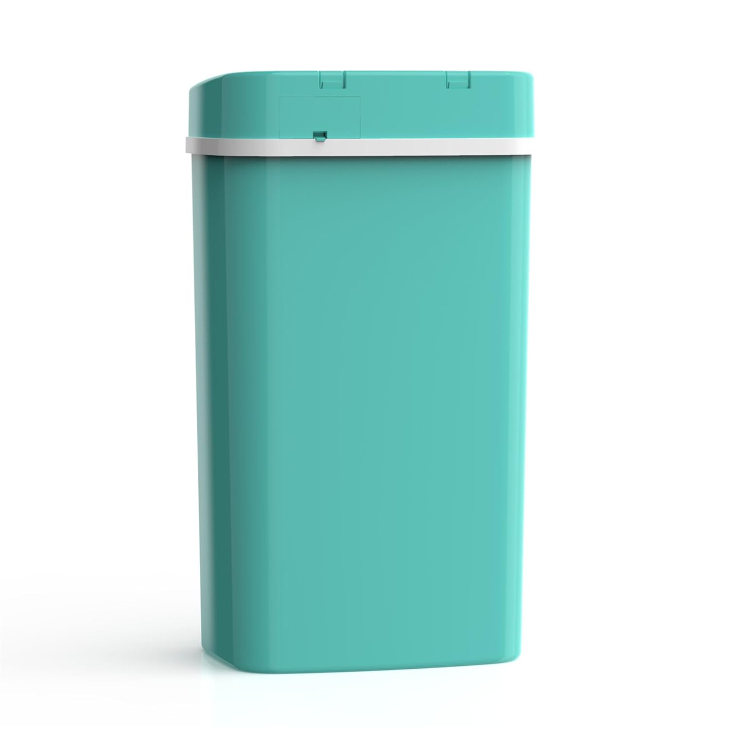 Smart Odor-Resistant Diaper Pail Trash Can with Motion Sensor Lid, Double Seal Odor Control, Removable Inner Shield, Battery Operated Bin,Quiet Auto Open Close,Home Hygiene Organizer (Teal Blue)