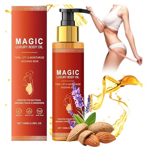 Glow Remedy Oil 100ml Magic Luxury Body Oil Lifting Körperöl Straffend Glow Straff Magic Körperöl für Frauen Hautstraffendes Massageöl für alle Haut