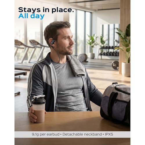 Image of TREBLAB X-Smart Wireless Earbuds with Translation & AI Assistant | 144-language real-time translator, 4 mics, IPX5, earhook secure fit, 8.5H battery, BT 5.4, gaming mode