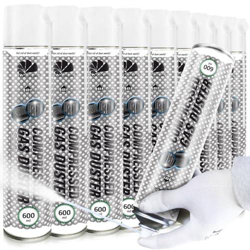 AABCOOLING Home&Office Sprays Nettoyants pour Moteur 9x600ml – Bombe de Froid -50°C, Enlèvement Résidus, Montage Roulements, Congélation Métaux, Air Comprimé Puissant, K5