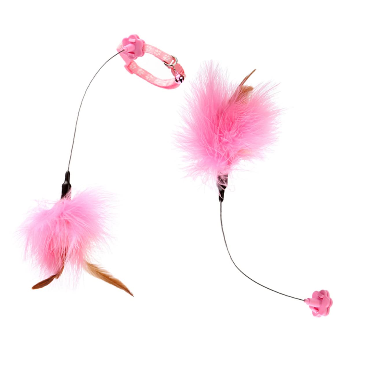 Yardwe Lot De 2 Jouets Interactifs pour Chat Bâtonnets De Printemps Amusants pour Chats Dintérieur