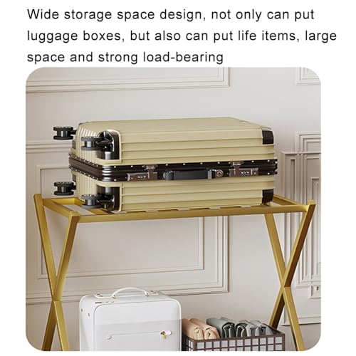 Étagère de rangement pour valise au design noir moderne - 5