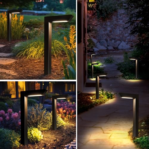 Energetic 5CCT Low Voltage Landscape Lights, 5W 200LM IP65 Waterproof LED Pathway Lights, 50000 Hrs, Outdoor Landscape Lighting, Square Modern Side Lit, Die-cast Aluminum Housing, ETL, Black, 6 Pack by E ENERGETIC LIGHTING - Image 7