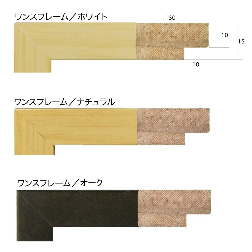 Amazon | A.P.J. 額縁ワンスフレーム 大衣（たいころ）サイズ（394