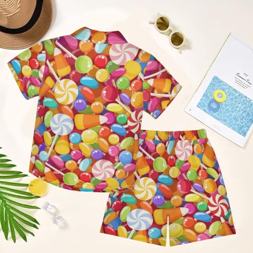Image of visesunny Boys 2 Pieces T-shirts and Shorts Floral Tops & Shorts Summer Outfits 3-10 Years Clothes