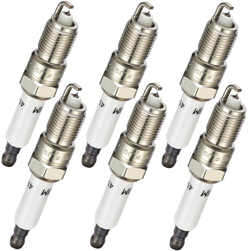 Image of BDFHYK 41-110 Iridium Spark Plugs Compatible with Buick LaCrosse,Compatible with Cadillac Escalade,Avalanche Impala Silverado 2500 HD Suburban 3500 HD Tahoe,Savana Sierra Yukon 4.3L 5.3L 6.0L Set of 6