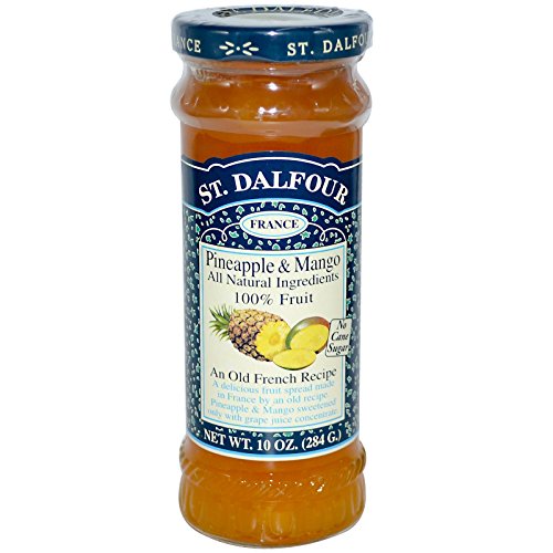 St. Dalfour, Pineapple & Mango, Fruit Spread, 10 oz(Pack of 2)