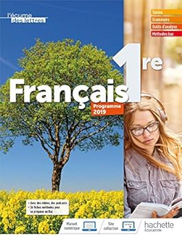 Paperback L'écume des lettres 1ère - Livre élève - Ed. 2019 [French] Book