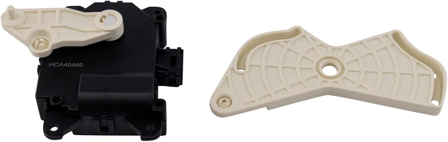 TRQ Left Main Temperature Blend Door Assembly Compatible with 2008-2015 Cadillac CTS