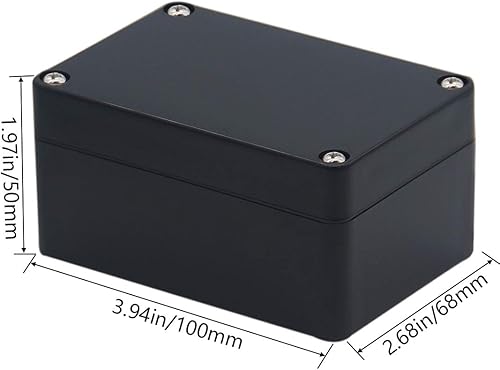 Miniatura 9 de Caja de proyecto ABS de plástico negro cajas eléctricas IP65 impermeable DIY caja de conexiones electrónica caja de alimentación 7.87 x 4.72 x 2.95