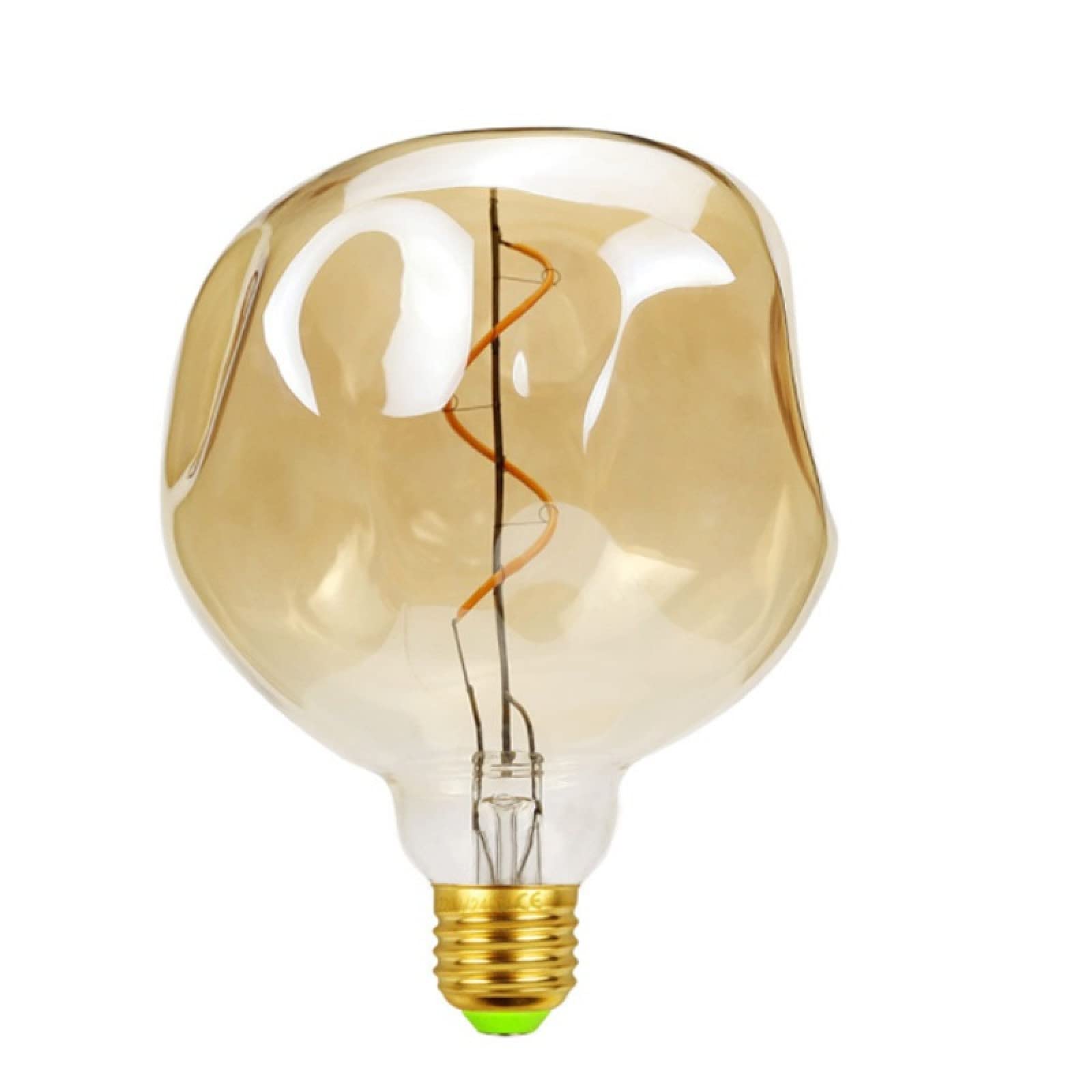 LEEVUS Ampoule Edison vintage 1 pièce rétro Edison E27 220 V 4 W rétro spirale filament LED lampe économie d'énergie éclairage LED 09