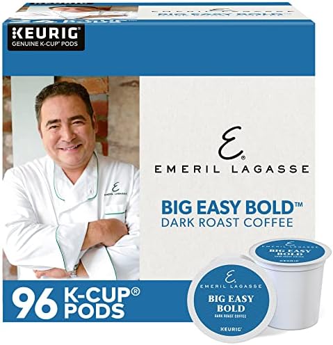 Emeril Big Easy Bold Keurig Single-Serve K-Cup Pods, Dark Roast Coffee, 96 Count