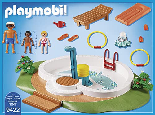 PLAYMOBIL Family Fun 9422 Swimmingpool mit Pump-Dusche, Ab 4 Jahren – Ansicht 5
