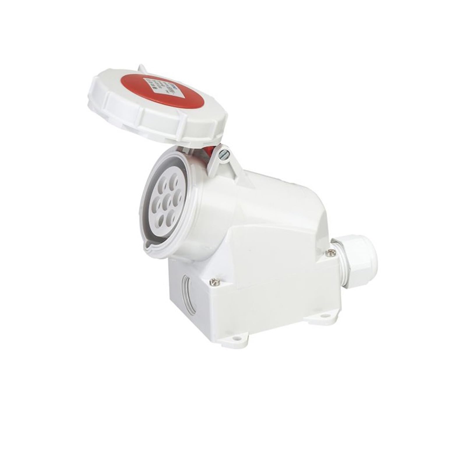 3-fazowa wtyczka i gniazdo do lotnictwa przemysłowego IP67 CEE 7P 16A 32A Interfejs 7-otworowa maszyna olejowa wodoodporna i pyłoszczelna 400(16A, Surface Socket 7P)