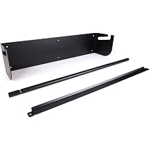 IDL Packaging 24" Wall Mounted Kraft Paper Roll Dispenser & Cutter for Rolls up to 24" Wide and 9" in Diameter Durable Paper Holder with a Serrated Blade Wall Mount Set Included