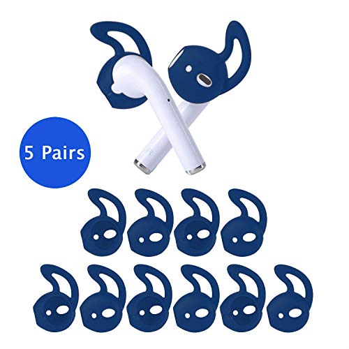 OneCut 5 Pairs Silicone Ear Tips for Apple AirPods/EarPods,Silicone Soft Covers Anti-Slip Sport
