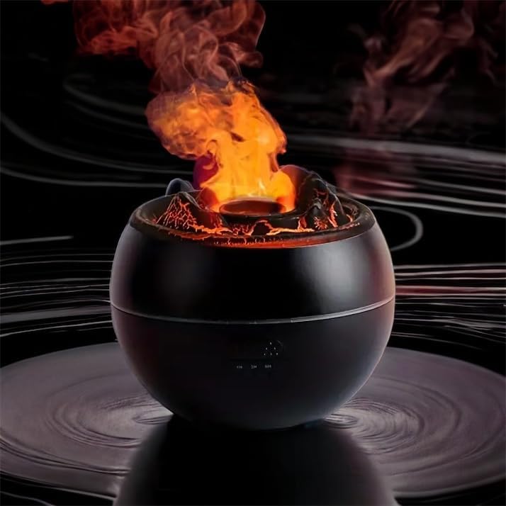 Cauldron Diffuser Cauldron Essential Oil Diffuser Halloween Mist Maker Fogger Black Witch Cauldron Fog Maker Water Fountain Mist Maker Misting Cauldron Halloween Decor