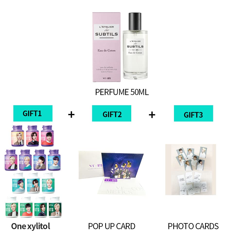 BTS SUGA Perfume +SUGA Xylitol+Pop up +card+photo cards Buy Online in