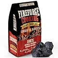 Fireforge Cooking Premium Quality Wood Lump Charcoal for Grilling - 100% Natural Paraguayan Wood, Sustainable, Long-Lasting Lump Wood Charcoal for BBQs, Smokers, and Outdoor Cooking (8kg/17.6 lbs)