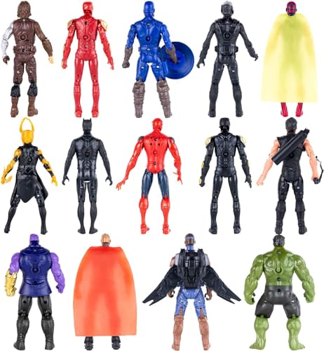 Muksse 753275864050 14 Pcs Big Set Superhero Action Figures thumb #1
