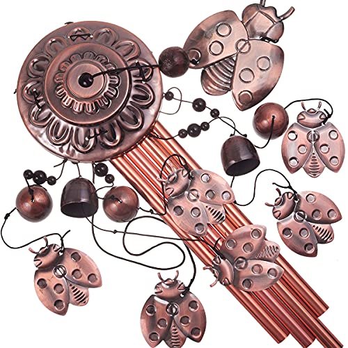Solawindchime Insect Wind Chimes Outdoor, Insect Memorial Wind Chime, Gift Wind Chime, Insect Lovers Wind Bell, Gifts For Women, For Home, Garden, Indoor, Outdoor Decoration, Garden Ladybug Wind Chime #TOP1