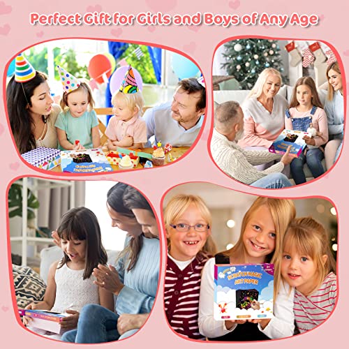 Ucidci Scratch Art Kit, 30Pcs Rainbow Papers And 12Pcs Scratch Bookmarks, Arts And Crafts For Girls Boys Ages 3-12, Magic Gifts Colorful Art Supplies For Kids, Christmas/New Year/Birthday Gift, Toys #TOP6