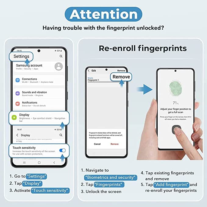 Image of TempGlow Screen Protector for Samsung Galaxy S22 Plus 5G | S22+ 5G (Black) Tempered Glass Edge-to-Edge 6D Screen Guard With Installation Kit