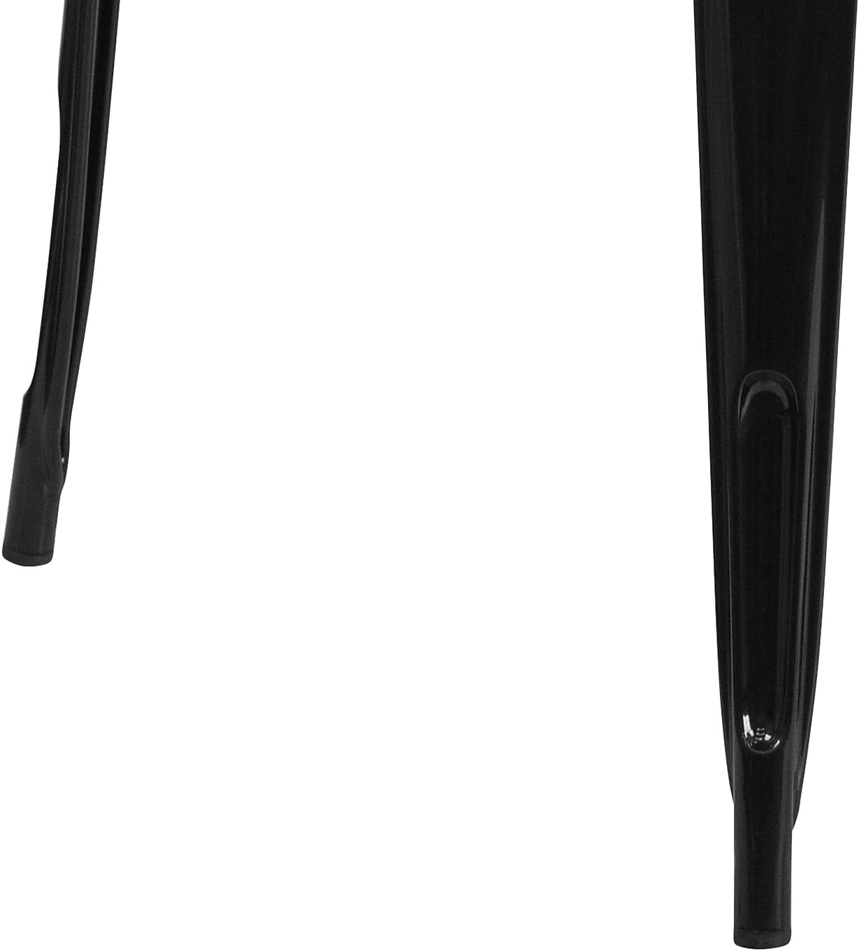Flash Furniture Felix Commercial Grade 31.5" Square Black Metal Indoor-Outdoor Table