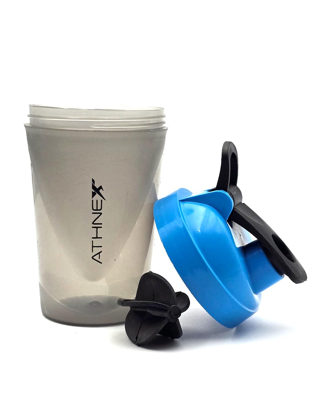 500ml Protein Shaker Bottle | BPA-Free, Leakproof with Mixer Ball & Adjustable Carry Loop | Compact & Durable Gym Sipper for Fitness & Travel (Blue)-image-16