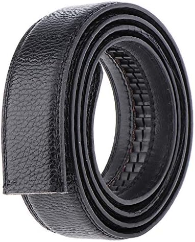Fenteer Men's Automatic Ratchet Belt Replacement Waist Straps, without Buckle